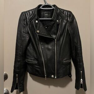 Vintage Zara Trafaluc Authentic Leather Jacket
